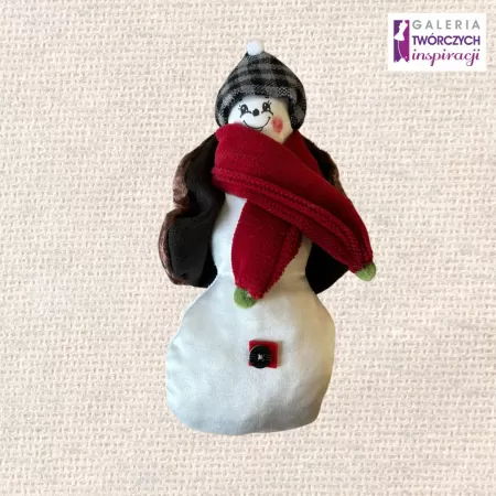 Zimowy Bałwanek (1) - Lalka tekstylna 23 cm